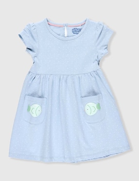 Vestido Piquenique Babies manga corta para bebé niña