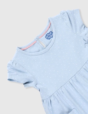 Vestido Piquenique Babies manga corta para bebé niña
