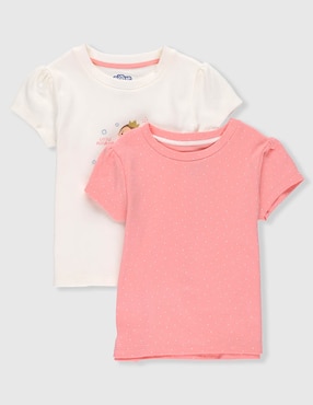 Set playera Piquenique Babies manga corta para bebé niña