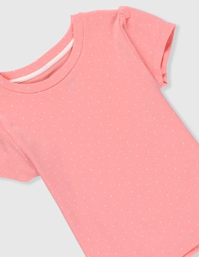 Set playera Piquenique Babies manga corta para bebé niña