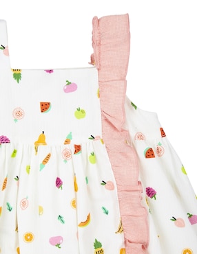 Vestido con gorro Cao Duck para bebé niña