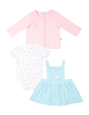 Conjunto Cao Duck para bebé niña