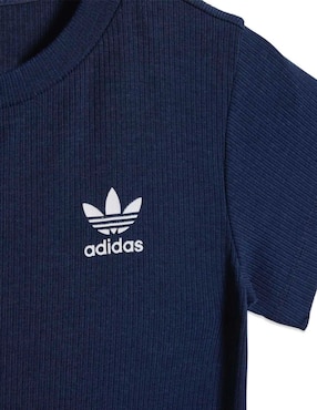 Romper adidas originals rib onesie para bebé
