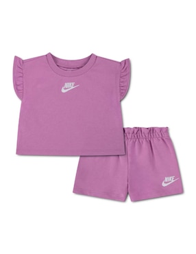 Conjunto Nike de algodón para niña