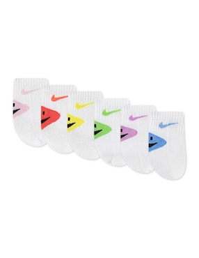 Set de calceta Nike para bebé 6 pares