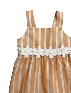 Vestido Fiorella manga volantes para bebé niña