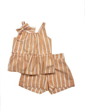 Conjunto Fiorella de algodón para bebé niña