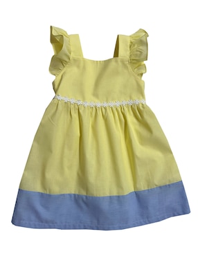 Vestido Fiorella manga volantes para bebé niña