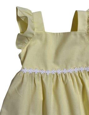 Vestido Fiorella manga volantes para bebé niña