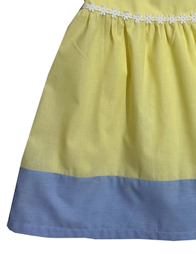 Vestido Fiorella manga volantes para bebé niña