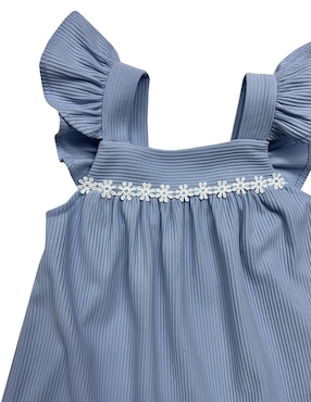 Vestido Fiorella manga volantes para bebé niña