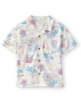 Camisa casual Carter's manga corta para bebé niño