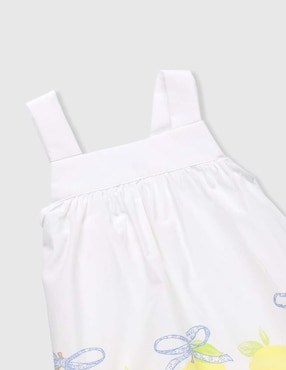 Conjunto Fiorella de algodón para niña