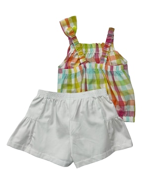 Conjunto Fiorella de algodón para bebé niña