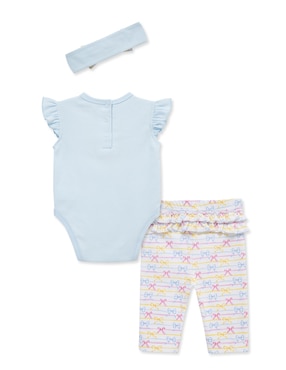 Conjunto Little Me de algodón para bebé niña