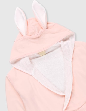 Bata de baño con gorro Baby Creysi Collection para niña