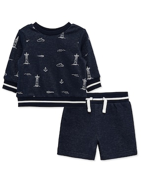 Conjunto casual Little Me de algodón para bebé niño