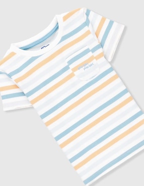 Set playera Piquenique Babies manga corta para bebé niño