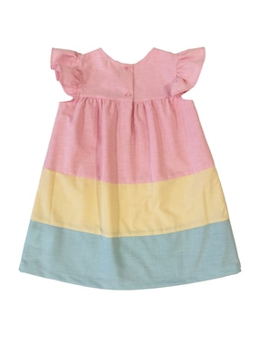 Vestido Fiorella manga volantes para bebé niña