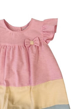 Vestido Fiorella manga volantes para bebé niña