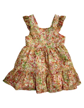 Vestido Fiorella manga volantes para bebé niña