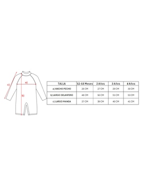 Traje de baño completo Bluey para bebé niño