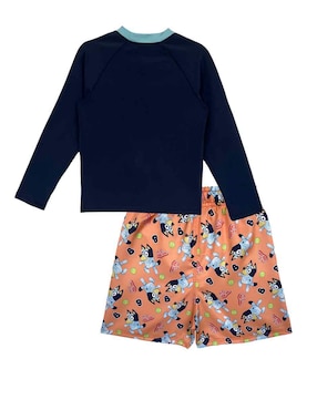 Conjunto traje de baño Bluey para bebé niño
