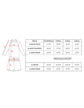 Conjunto traje de baño Bluey para bebé niño