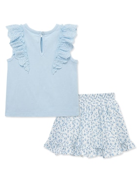 Conjunto Little Me de algodón para bebé niña