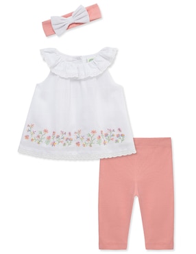 Conjunto Little Me de algodón para bebé niña