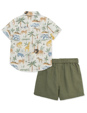 Conjunto casual Little Me de algodón para bebé niño