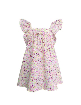 Vestido Gerat manga con pliegues para bebé niña