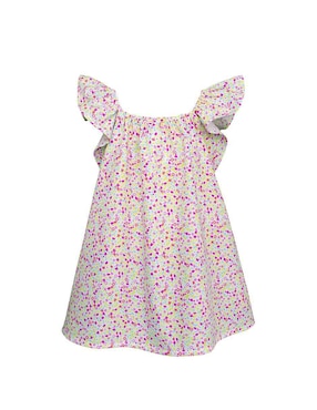 Vestido Gerat manga con pliegues para bebé niña