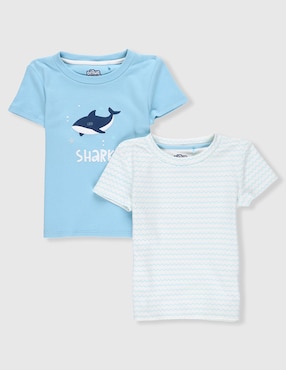 Set playera Piquenique Babies manga corta para bebé niño