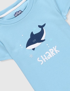 Set playera Piquenique Babies manga corta para bebé niño