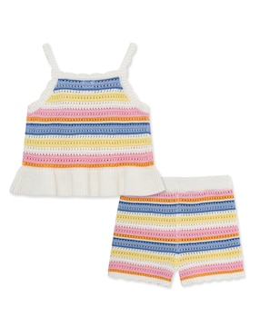 Conjunto Little Me de algodón para bebé niña