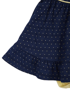 Vestido con gorro Cao Duck manga mariposa para bebé niña