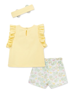 Conjunto Little Me de algodón para bebé niña