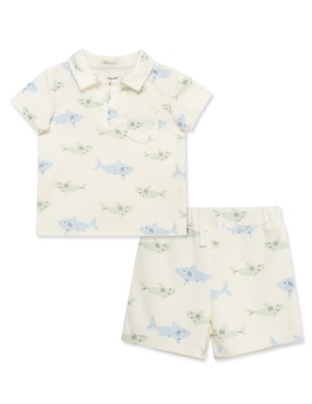 Conjunto Little Me de algodón para bebé niño