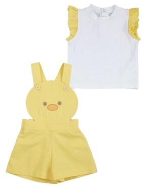 Conjunto Cao Duck para bebé niña