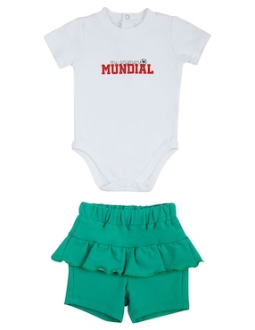 Conjunto Cao Duck para bebé niña