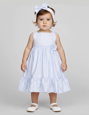 Vestido Gerat sin manga para bebé niña