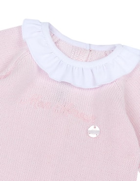 Mameluco Chicco de algodón para bebé niña