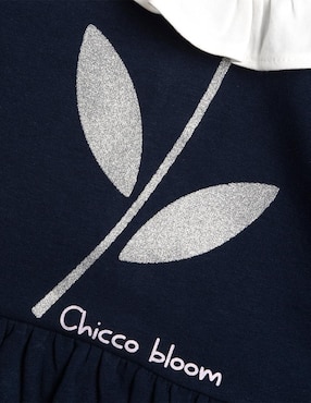 Vestido Chicco manga larga para bebé niña