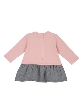 Vestido Chicco manga larga para bebé niña