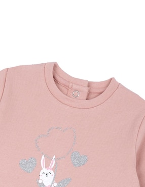 Vestido Chicco manga larga para bebé niña