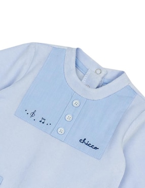 Mameluco Chicco de algodón para bebé niño