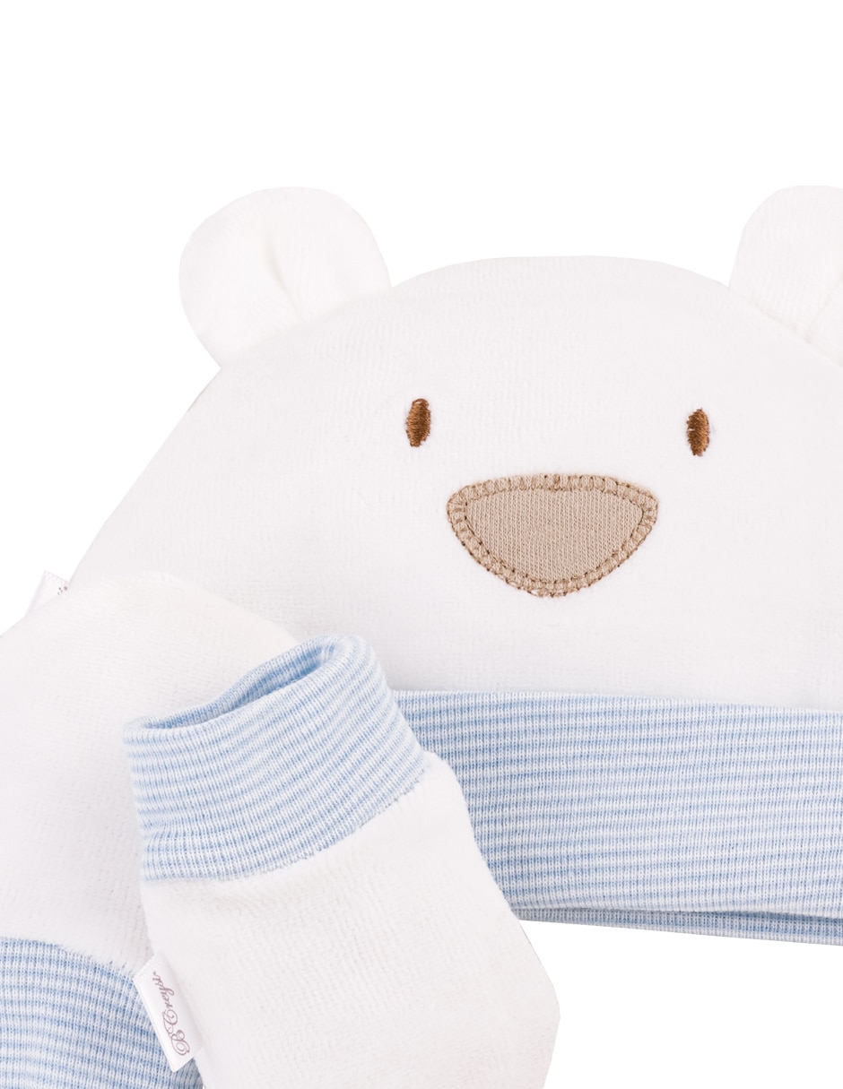 Set gorro para bebé unisex 4