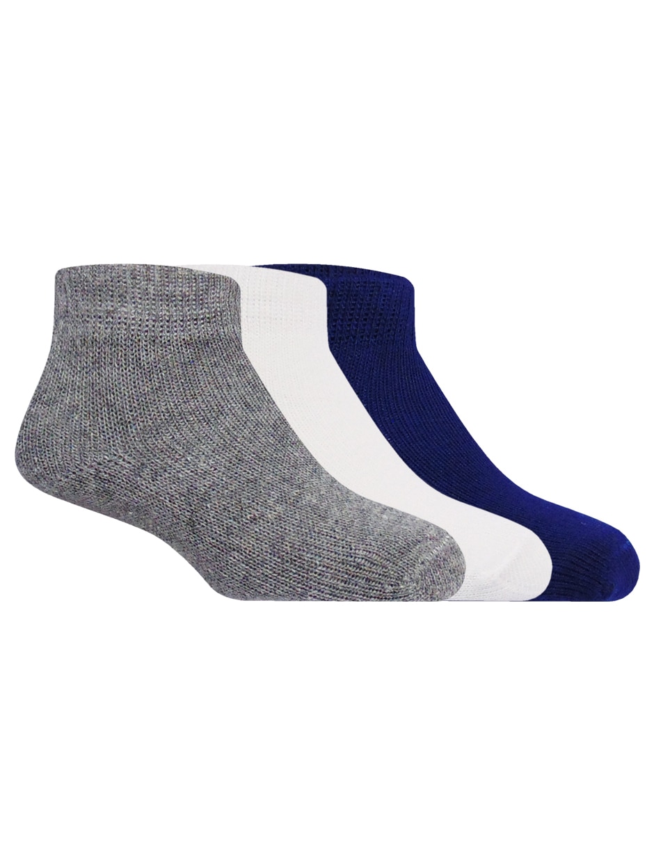 Set tin de algodón para bebé unisex 3 pares Set tin de algodón para bebé unisex 3 pares