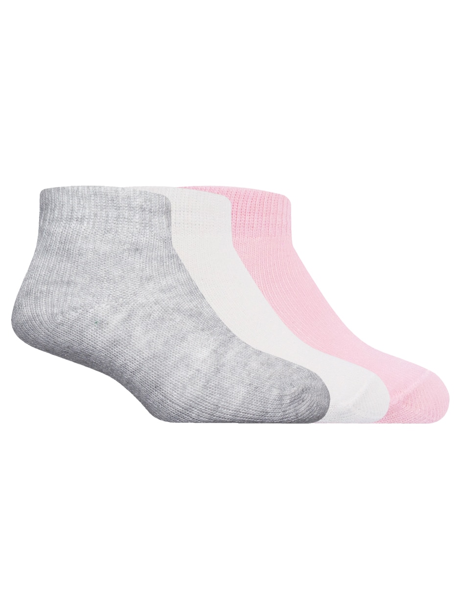 Set tin de algodón para bebé unisex 3 pares Set tin de algodón para bebé unisex 3 pares
